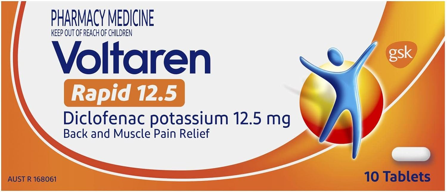 Voltaren Rapid 12.5Mg Tablets 10 image number 4