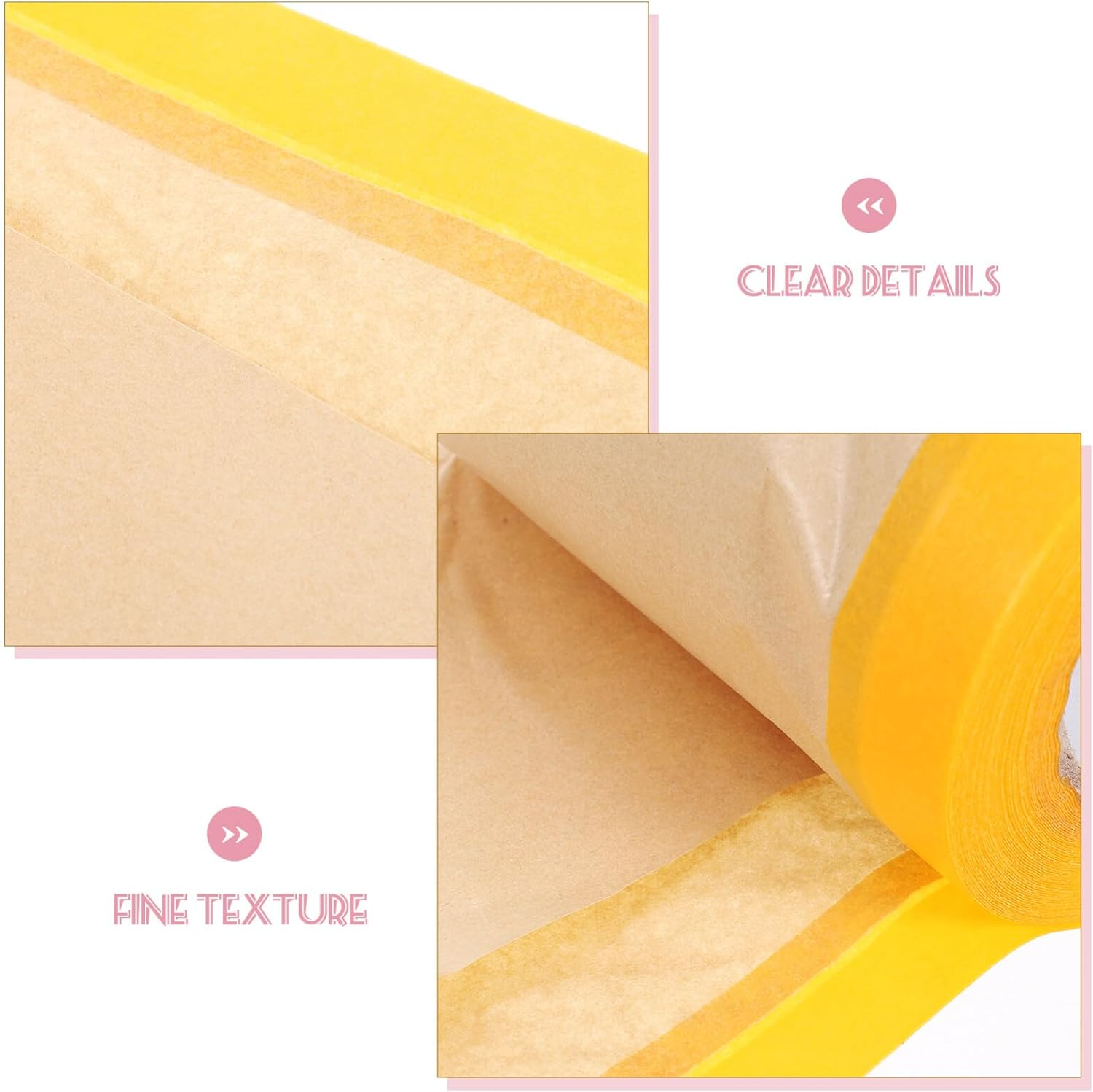 UPKOCH 2Rolls Furniture Covering Kraft Paper Masking Film Easy Peel Automotive Painting Masking Paper image number 6