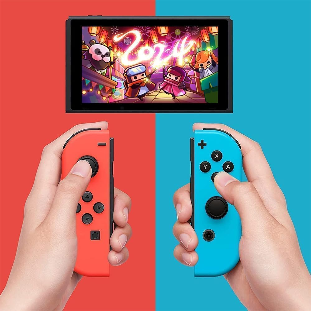 Joy Con Controller for Nintendo Switch Replacement for Nintendo Switch Controller, Compatible with Switch, Wireless Left and Right Joy Con for Switch Nintendo Support Dual Vibration/Wake-Up/Screenshot, Joy Con Controller for Switch OLED Lite image number 4