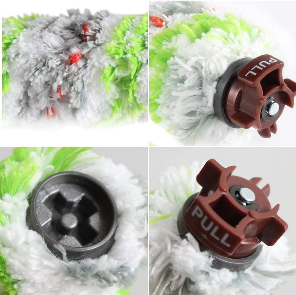 For Bissell Crosswave Pet Pro, Replacement Parts 2306A & Crosswave 1785 Series, 3 Pack 2460 Multi-Surface Pet Pro Brush Rolls + 3 Pack 1866 Vacuum Filters + 1 Pack Clean Brush，Compare to Part 1613568, 1608684 image number 1