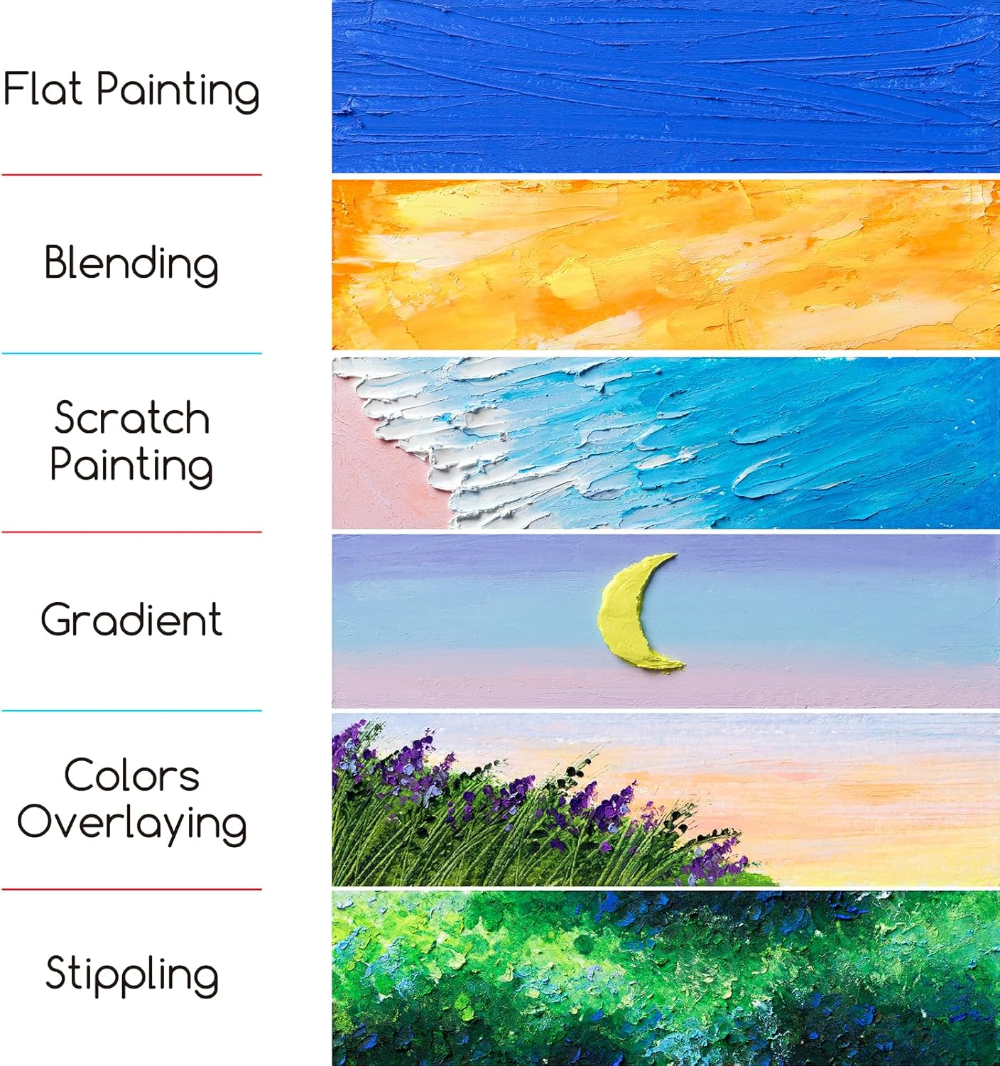 MEEDEN Soft Oil Pastels Set: 48 Colors with Extra 4 White Oil Pastels for Artists Beginners Adults Teachers - Vibrant Oil Pastels Crayons for Art Painting & Drawing, Blending, Layering, Shading image number 4