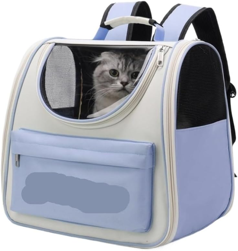 Cat Bag Dog Carrier Pet Carrier Pet Carrier Backpack Cat Bubble Backpack Dog Carrier Bag for Small Dogs and Puppies Dog Rucksack Carrying Cat Carrier Pet Bag Carrier(Color:Blue)
