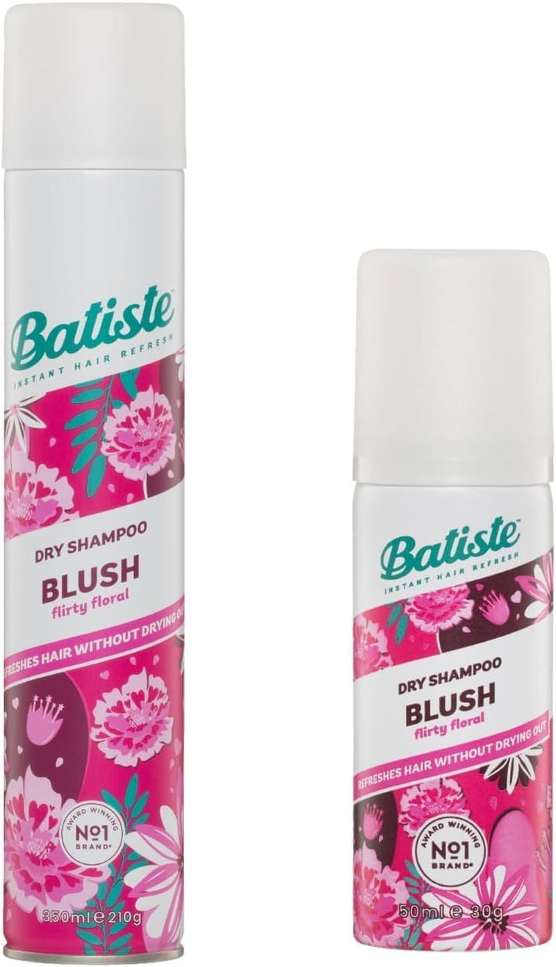 Batiste Blush Dry Shampoo Home & on the Go Set - 1X Batiste Blush Dry Shampoo 350Ml + 1X Batiste Blush Dry Shampoo 50Ml Travel Size image number 4