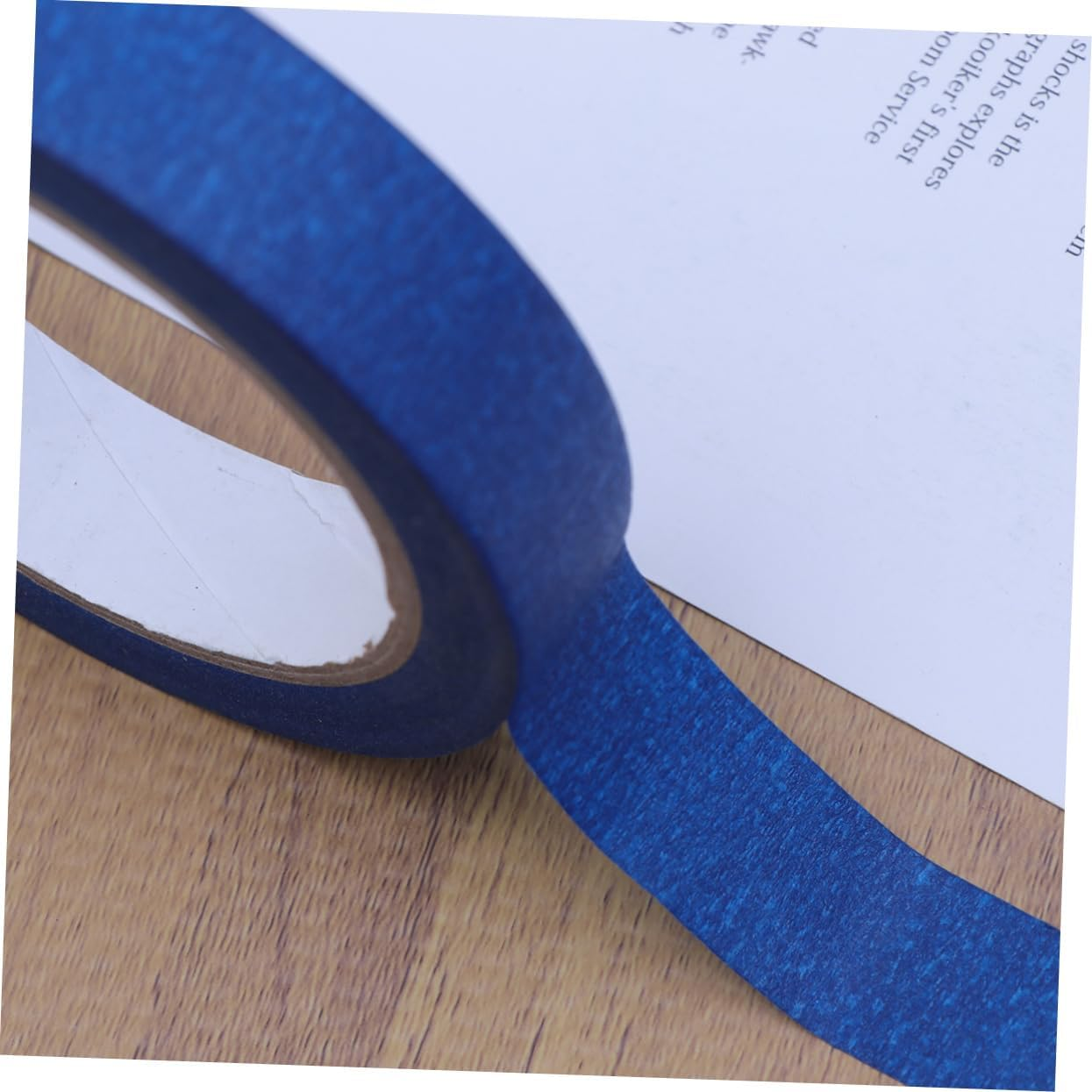 SEWACC 6Pcs High Temperature Resistant Rubber Color Separation Mark Tape Masking Tape for Painting Use Easy Application Uv Resistant Textured Paper image number 1