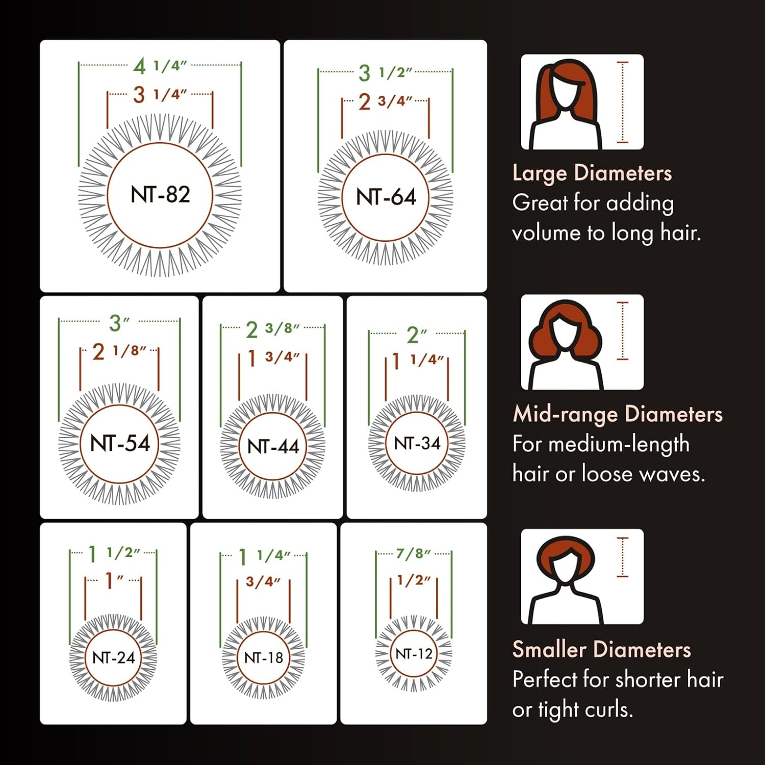 Olivia Garden Nanothermic Ceramic + Ion round Thermal Hair Brush image number 6