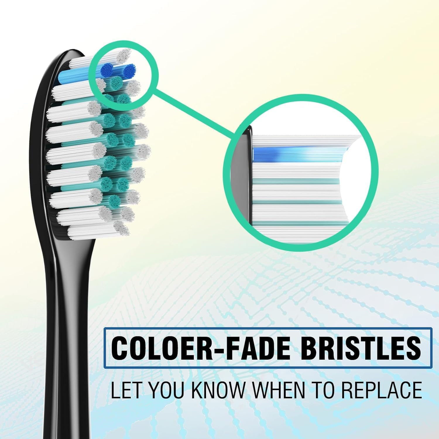 Replacement Toothbrush Heads Compatible with Philips Sonicare Protectiveclean 5100 4300 2100 9000, Diamond Brush Head for Optimal Clean, Standard (8-Pack) image number 5