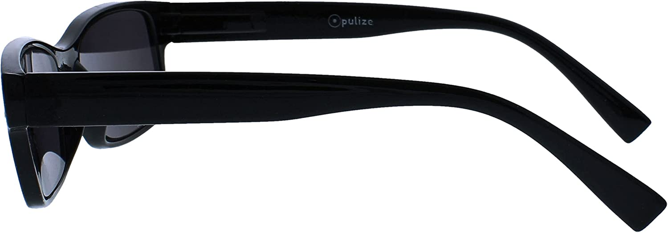 The Reading Glasses Company Mens Large Black Sun Readers UV400 Designer Style Spring Hinges S11-1 +3.00 image number 6