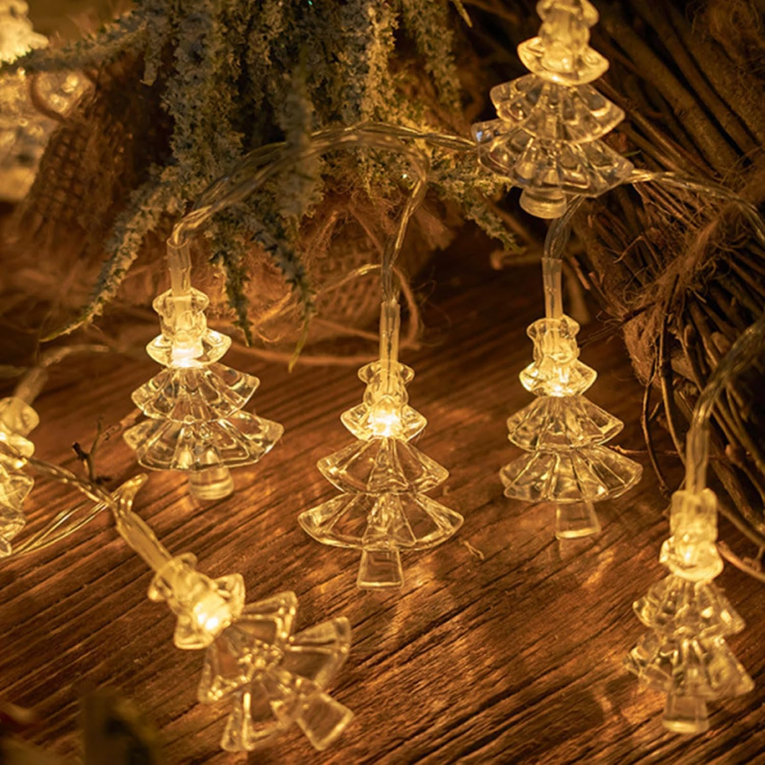 Koboko Christmas Tree Fairy Lights, 3 M, 20 LED Christmas Fairy Lights, Battery Operated, Christmas Decoration, Christmas Lighting, Indoor for Christmas Tree, Christmas Decoration, Party Decoration image number 4