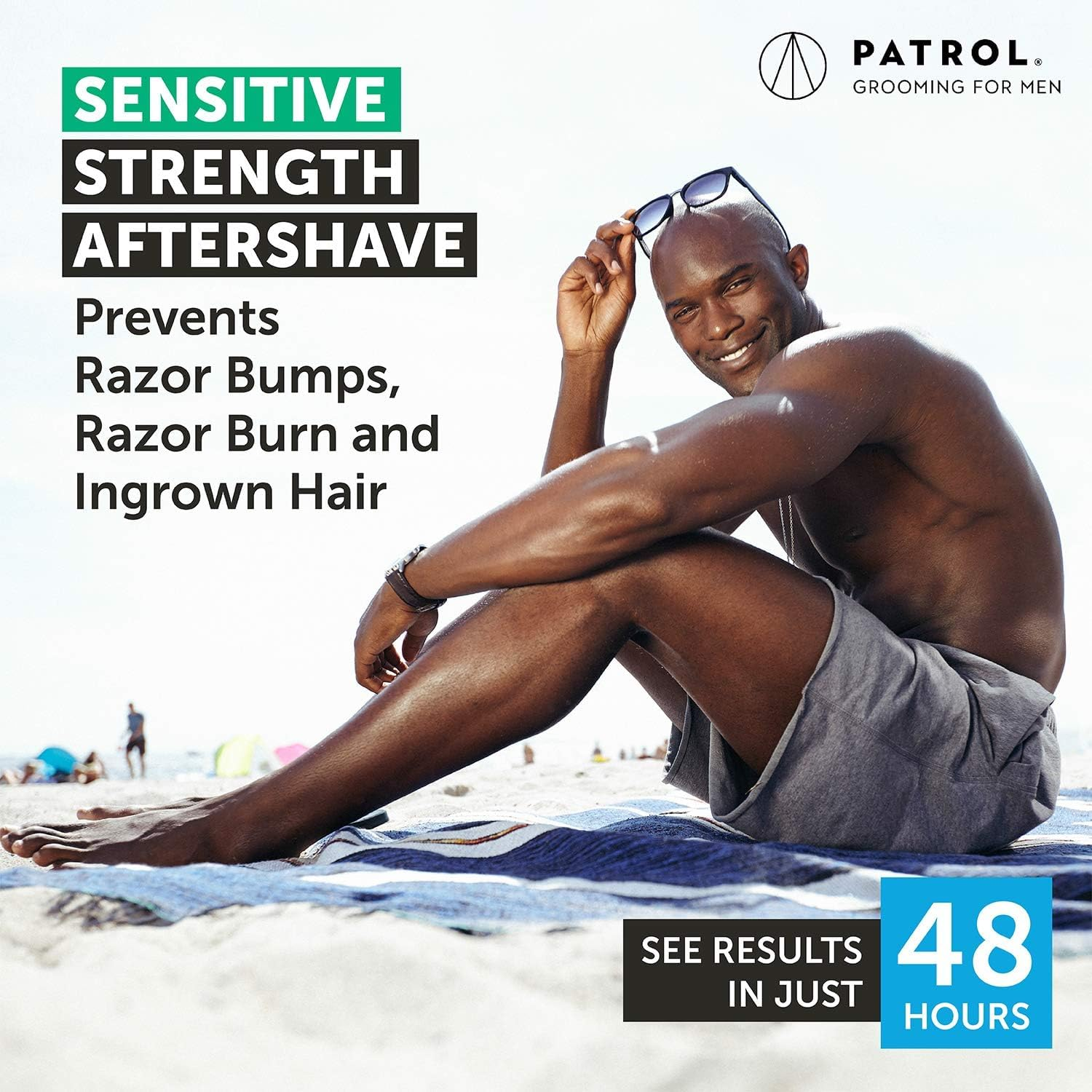 Bump Patrol Sensitive Strength Aftershave Formula - Gentle after Shave Solution Eliminates. image number 3