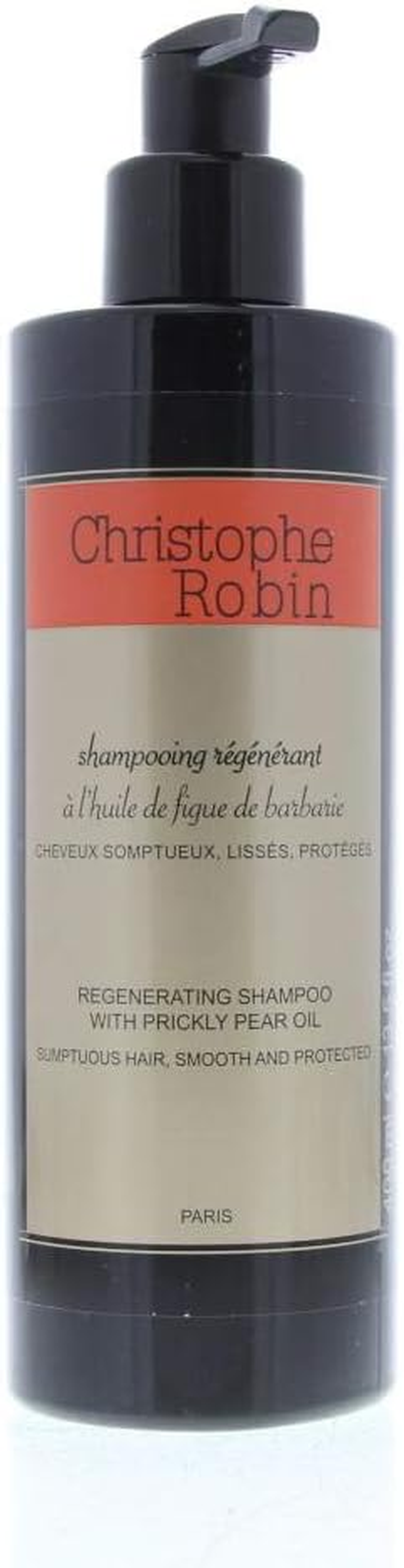 Christophe Robin Regenerating Shampoo with Prickly Pear Oil - 400 Ml