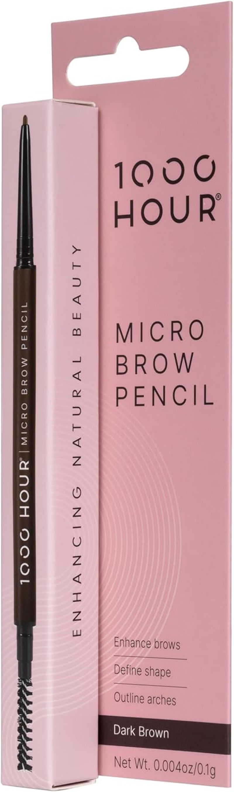 1000 Hour Micro Brow Pencil 0.1 G, Dark Brown image number 4