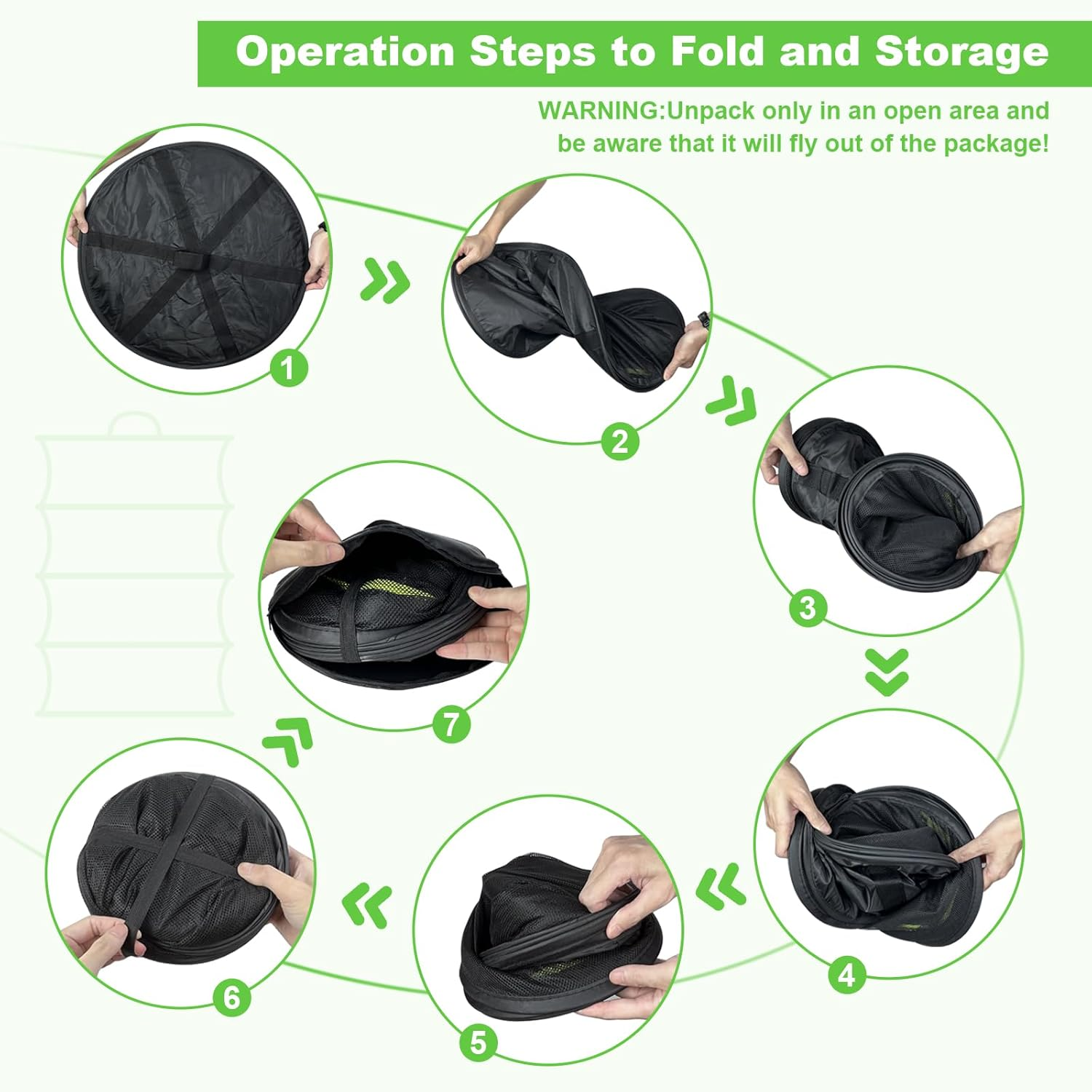 MEKOLIFE Herb Drying Rack - Mesh Drying Rack - Herb Drying Rack Hanging with Green Zipper & Garden Pruning Shears for Drying Herb - Hanging Drying Rack - Plant Drying Rack (6 Layers) image number 3