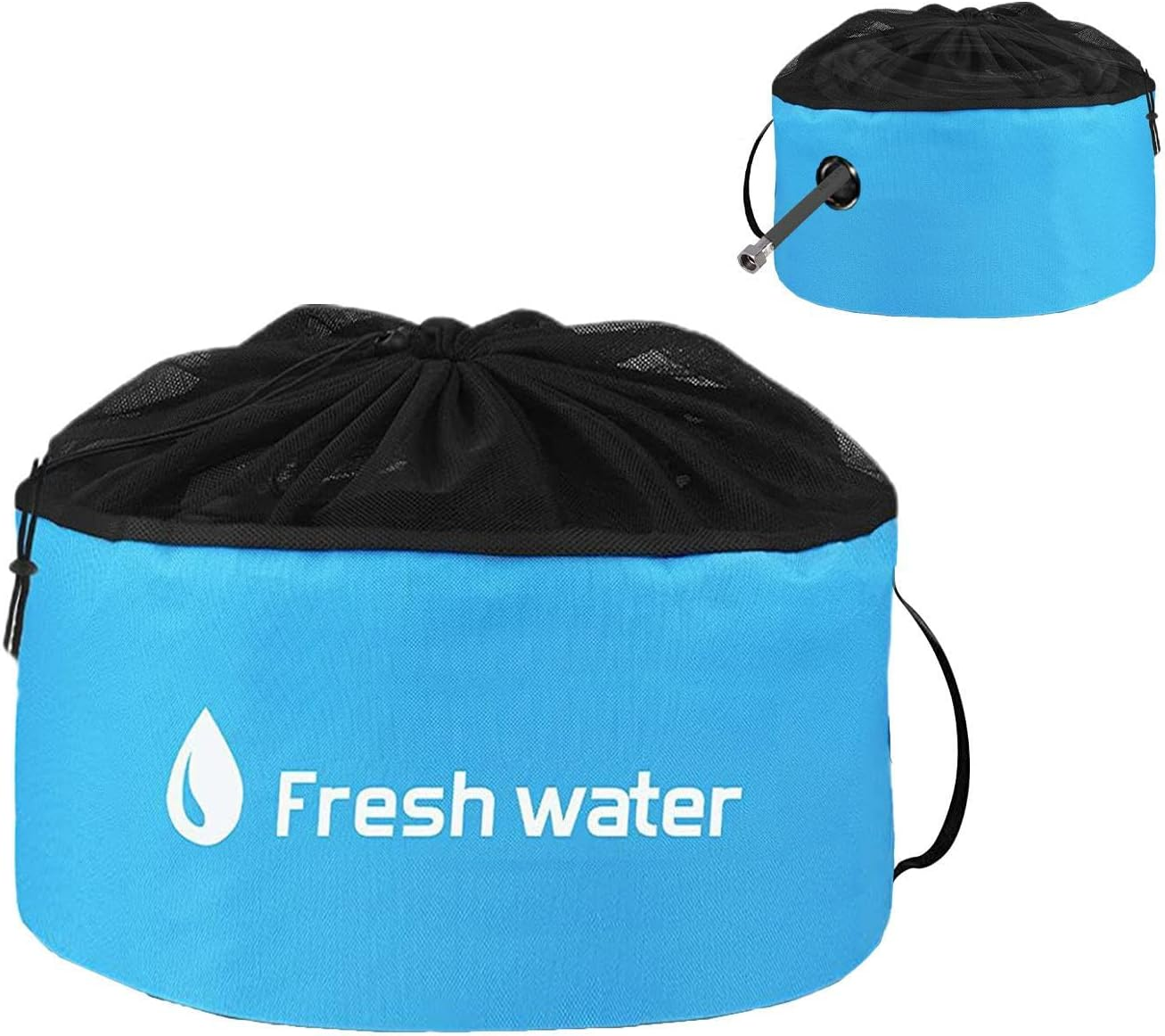 Hose Storage Bag Polyester Fiber Heavy Duty Mesh Bag 46X25Cm Caravan Camping Cable Organizer RV Equipment Storage Bags for Electrical Cords Sewer Hoses, Electrical Cords and Accessories