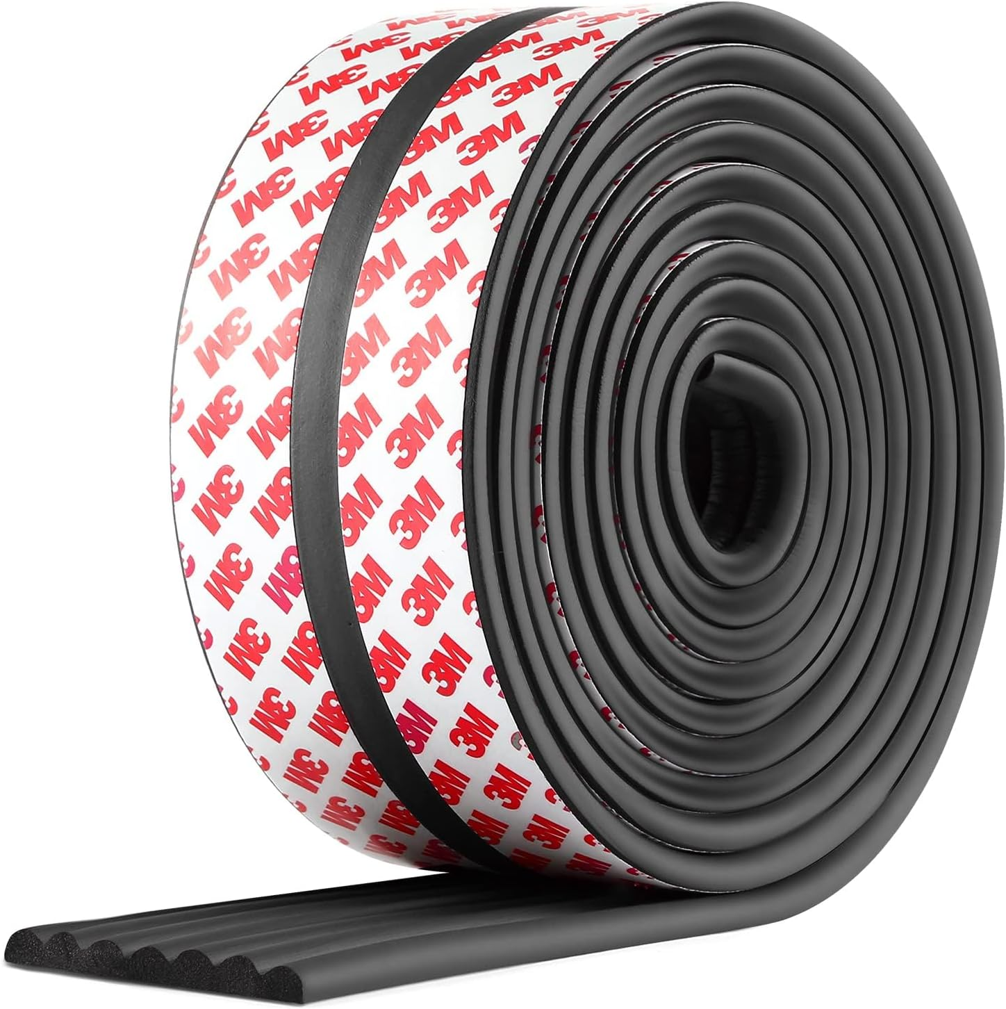 Proofing Edge Corner Protector, 16.4 Ft Edge Guards Padding with 3M Adhesive, Extra-Wide Soft NBR Rubber Foam Padding, Furniture,Sharp Edge Safety Corner Edge Bumper Guard-Black image number 3