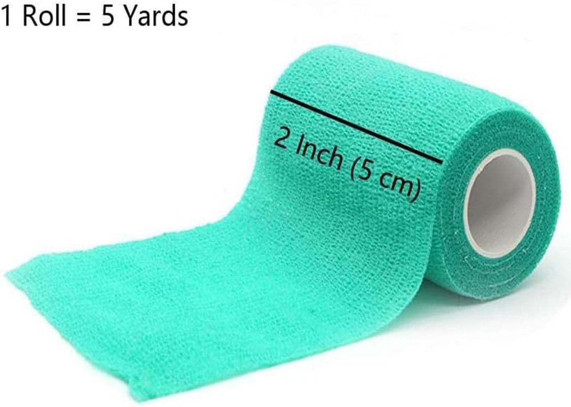 24Pcs Self Adhesive Bandage Wrap ，Self Adherent Cohesive Bandages Elastic Athletic Sports Tape Breathable Wound Tape for Stretch Athletic Wrist Ankle (Multiple Colors) image number 5