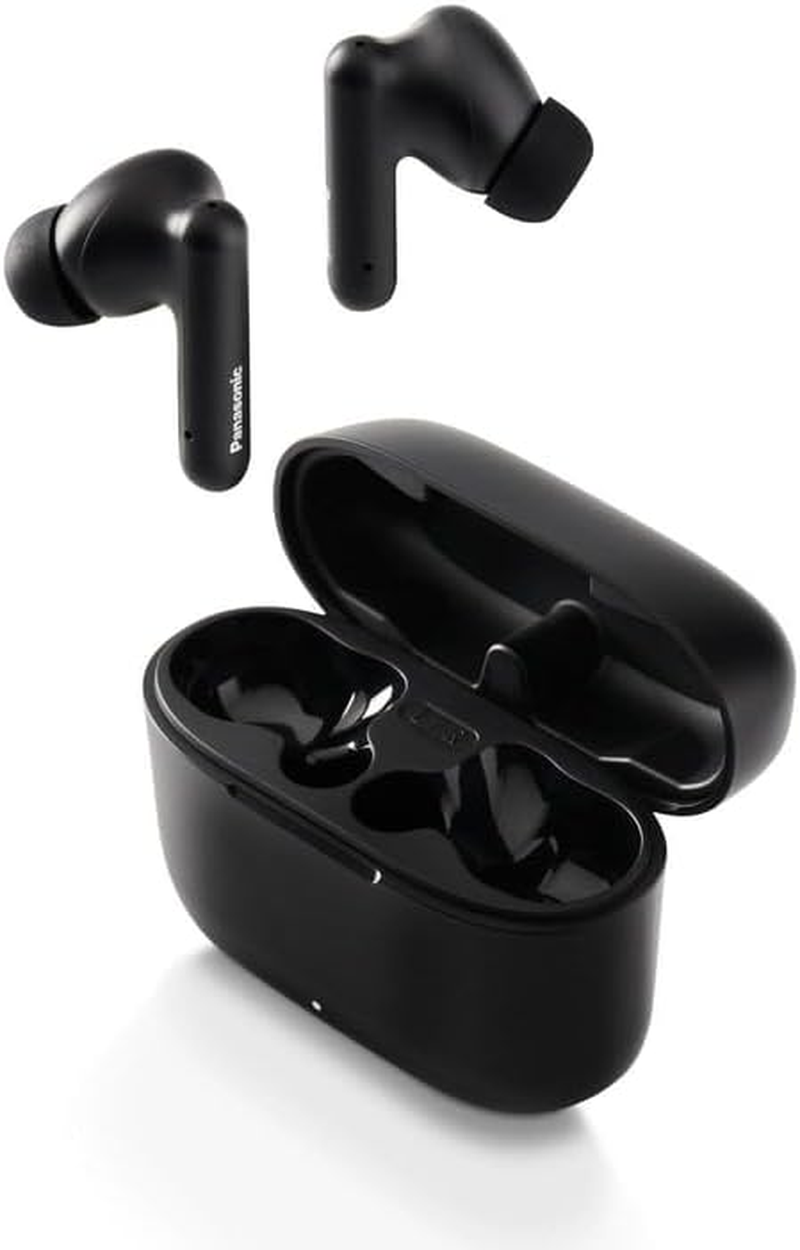 Panasonic B110 True Wireless Bluetooth Earbuds with Built-In Mic, Compact Design and Charging Case (RZ-B110WDE-K) image number 3