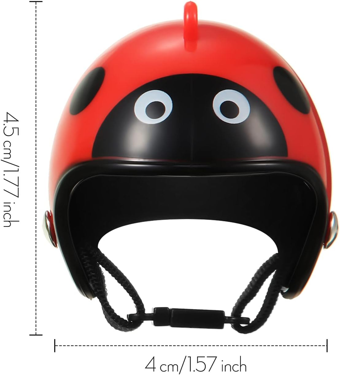 Skylety 8 Pieces Hens Helmet Chicken Pet Safety Helmet Funny Bird Hens Hat Headwear Small Pet Hard Hat Costumes Accessories for Chicken Bird Parrot Parakeet(Animal, Solid Color) image number 1