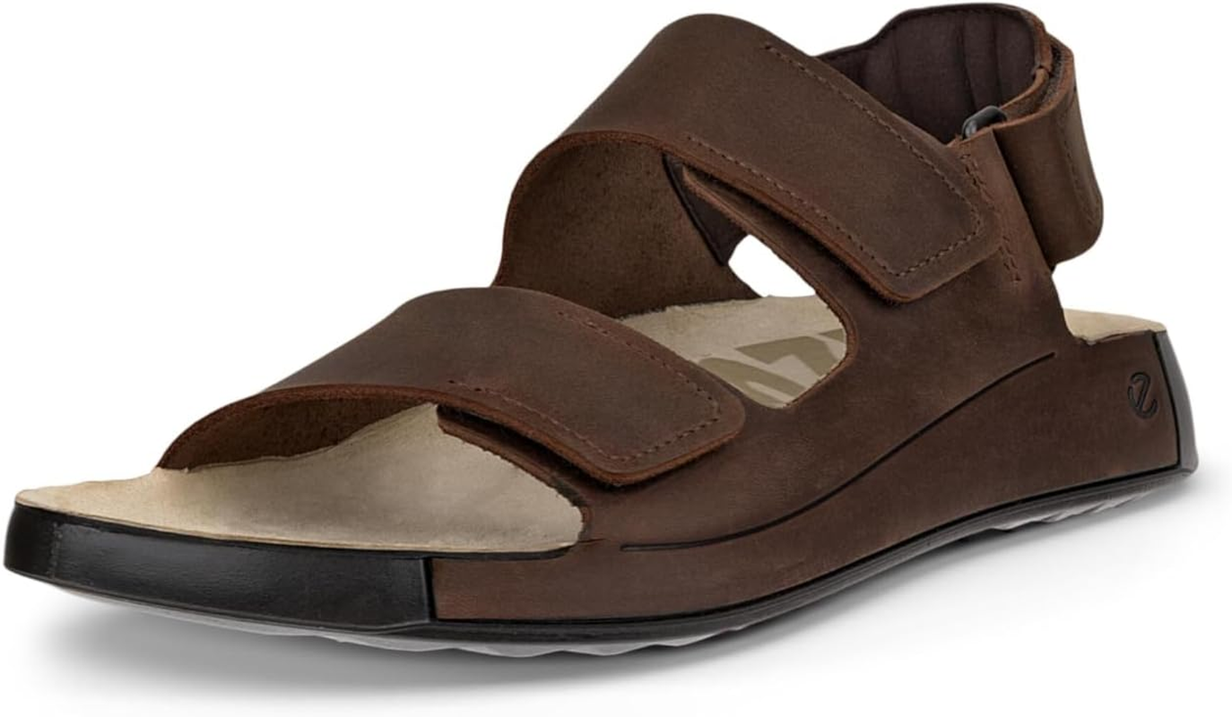 Cozmo 50094402667 Men'S Flat Strap Sandals Genuine Leather