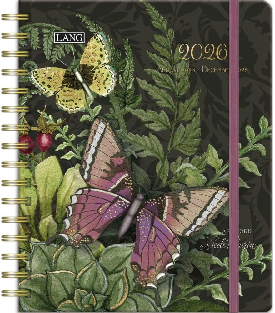 LANG Midnight Garden 2026 Deluxe Planner (26991038118) image number 1
