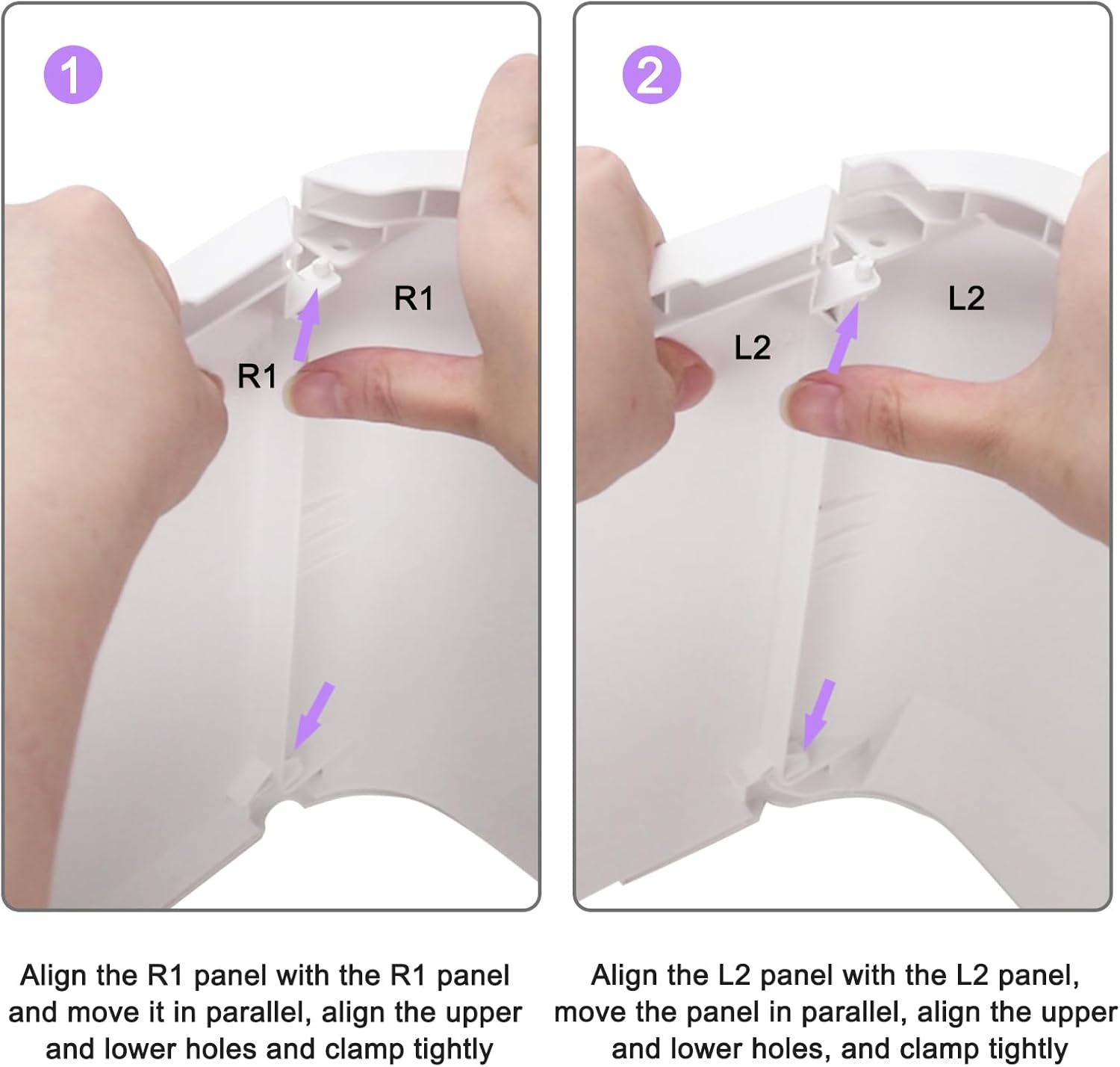 RIZZARI Millions Sold Wordwide Cat Litter Box, Large Top Entry Anti-Splashing Litter Box with Lid, Enclosed Plastic Cat Litter Box with Handy Litter Scoop, Drawer Type Cat Toilet (Silver Gray) image number 5