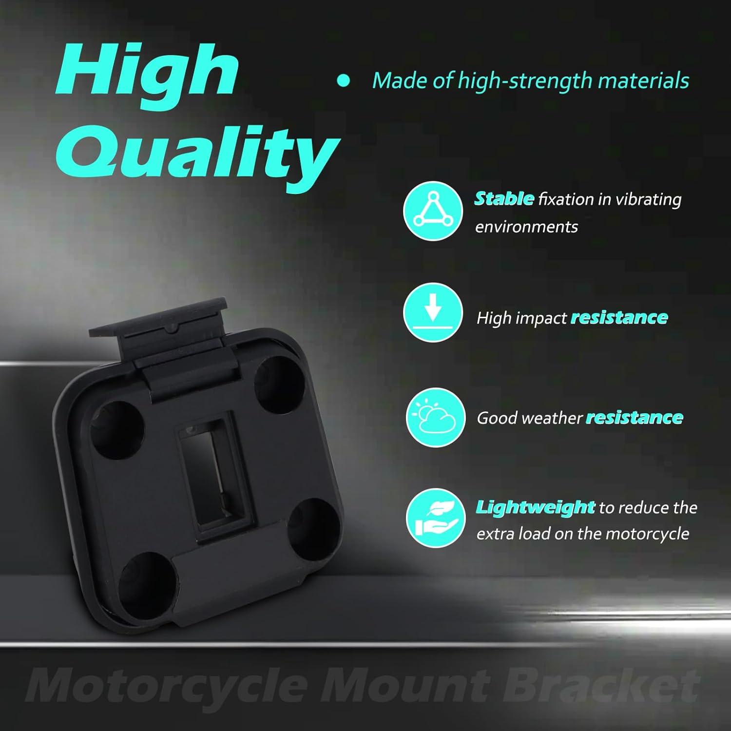 Motorcycle GPS Navigator Mount Bracket Compatible with Garmin Zumo XT & Tread GPS Navigation Device Replace# 010-12953-00 image number 6
