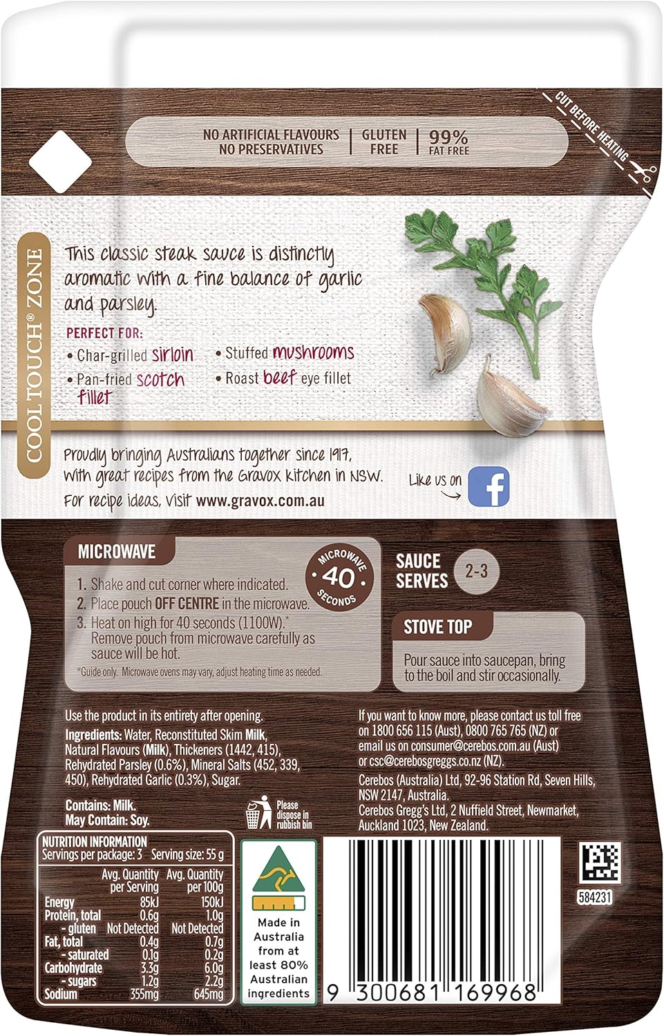 Gravox Diane Sauce Pouch Liquid Pouch for Gravy and Liquid Stock Instant Sauce 165G image number 3