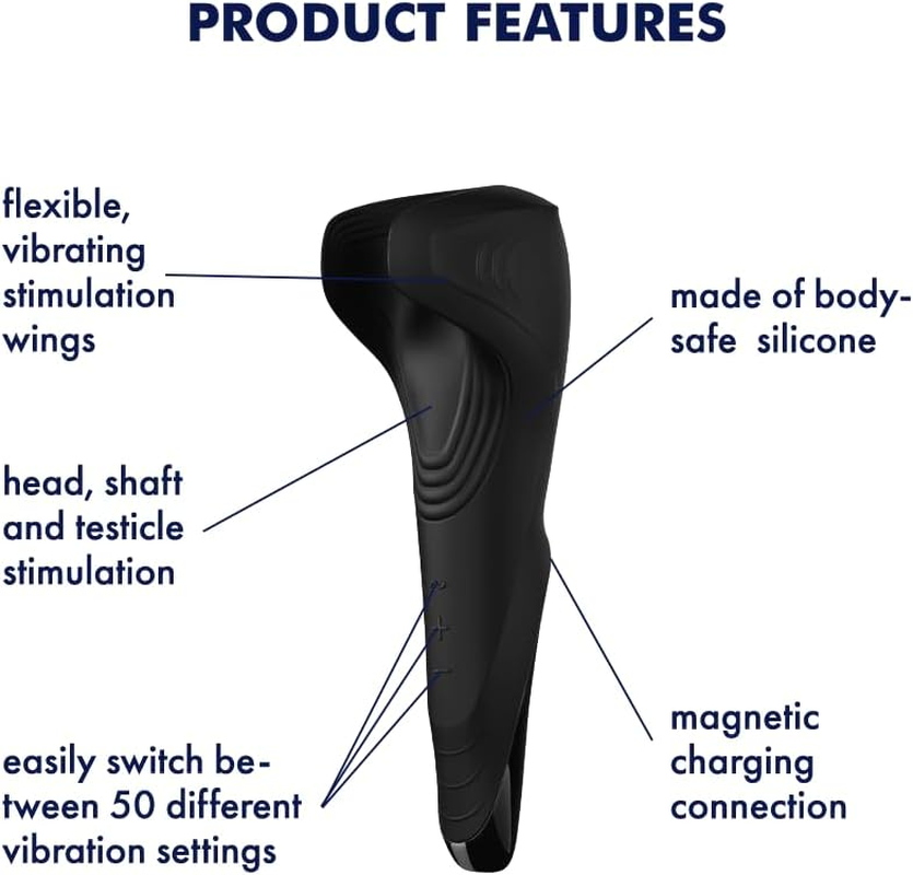 Satisfyer Men Wand, Black image number 3