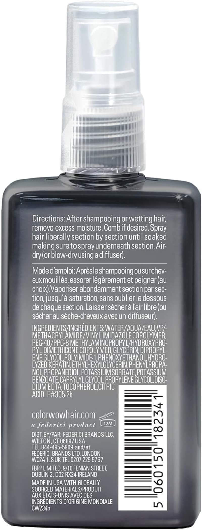 COLOR WOW Dream Coat for Curly Hair &ndash; One-Step Solution for Frizz-Free Curls, 3-In-1 Spray Adds Moisture, Bundles Curls, Fights Frizz, Lightweight, Non-Crunchy, 2A, 2B, 2C, 3A, 3B Curl 75Ml image number 3