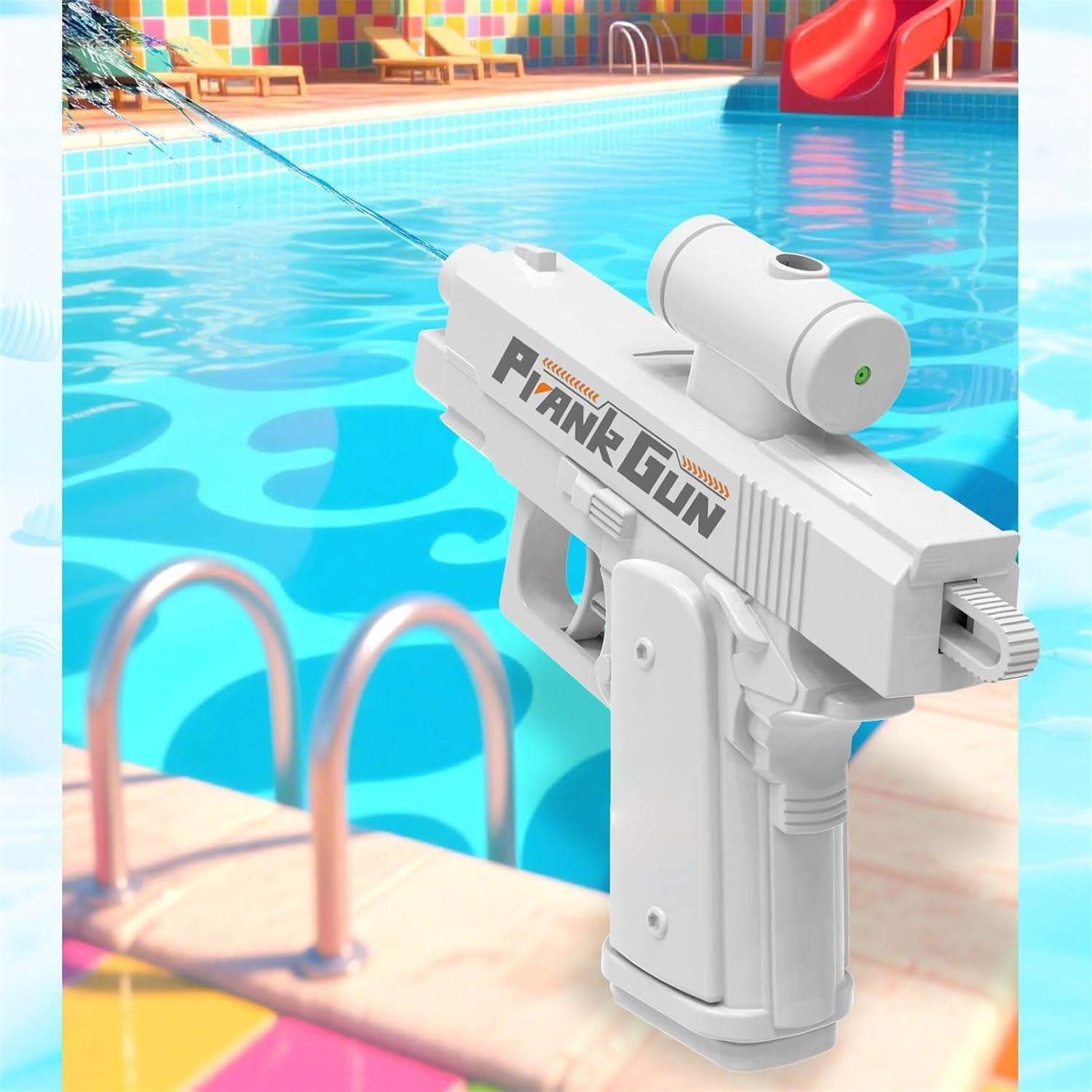 Kicttule Prank Water Gun - Two Way Backwards Squirt Gun for Hilarious Mess-Free Jokes, Safe Outdoor Fun, No Self-Splash Design (1 Pack) image number 3