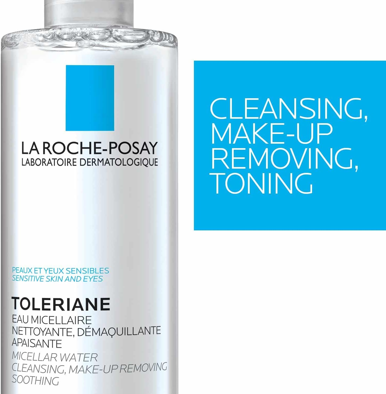 La Roche-Posay Micellar Water Makeup Remover for Sensitive Skin 400Ml image number 4