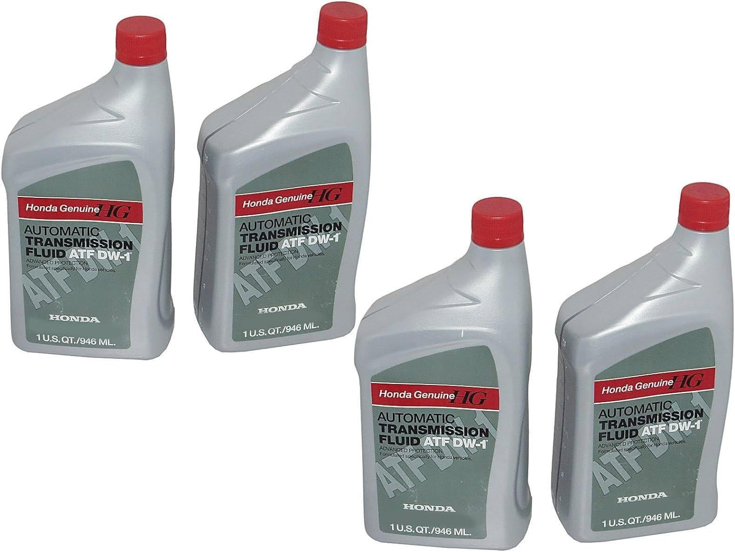 Honda FBA_08200-9008 08200-9008 Automatic Transmission Fluid, 4 Pack, 1 US QT /946 ML image number 1