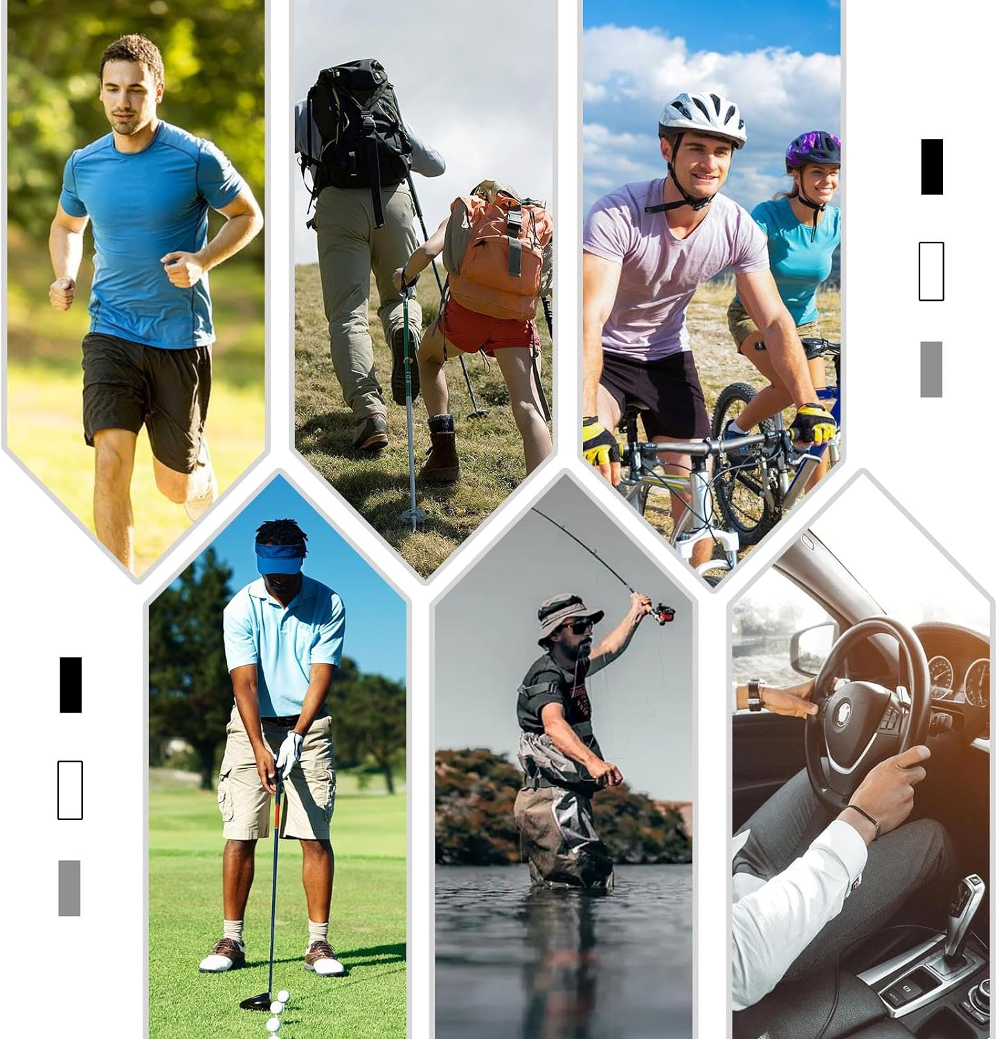 Medsuo 3 Pairs Comfy Arm Sleeves with Thumb Hole Protection Cooling Arm Sleeves 3 Colors Compression Long Women Men Summer Sun Arm Cover Sleeves Tattoo Cover for Sports Workouts Cycling Driving, Grey image number 3