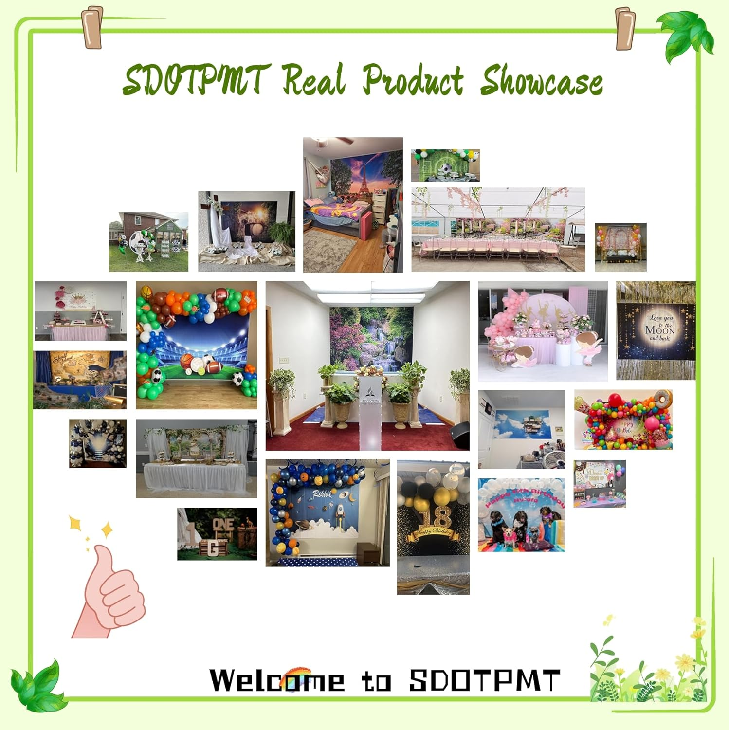 6 X 6 Ft Winter Night Cityscape Polyester Background Merry Christmas Bright Street Lights Backgrounds Western Building Snowy Full Moon Background Christmas Eve Party Banner image number 6