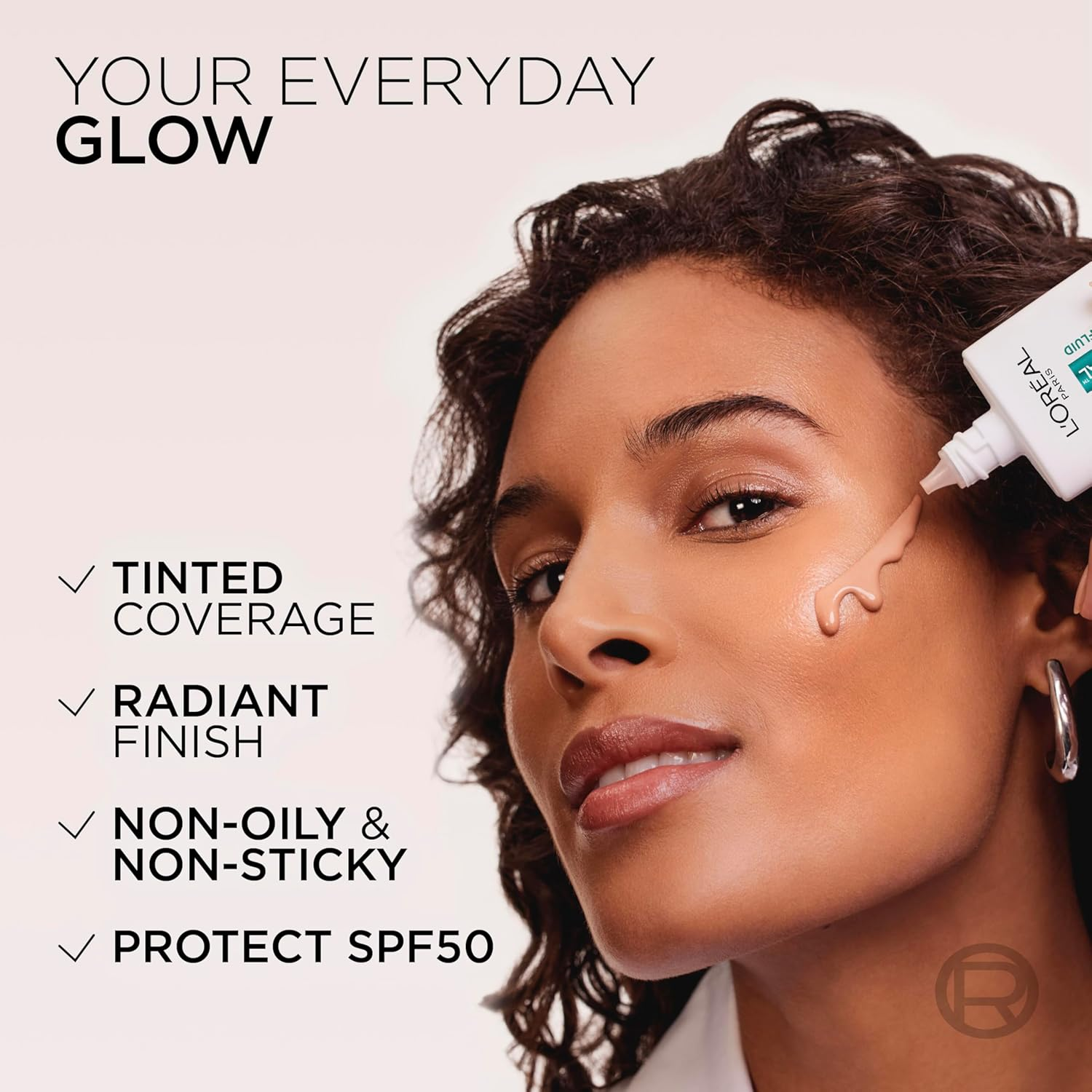 L&rsquo;Or&eacute;al Paris Bright Reveal Tinted SPF 50 Daily Fluid Medium Sunscreen 50 Ml image number 3