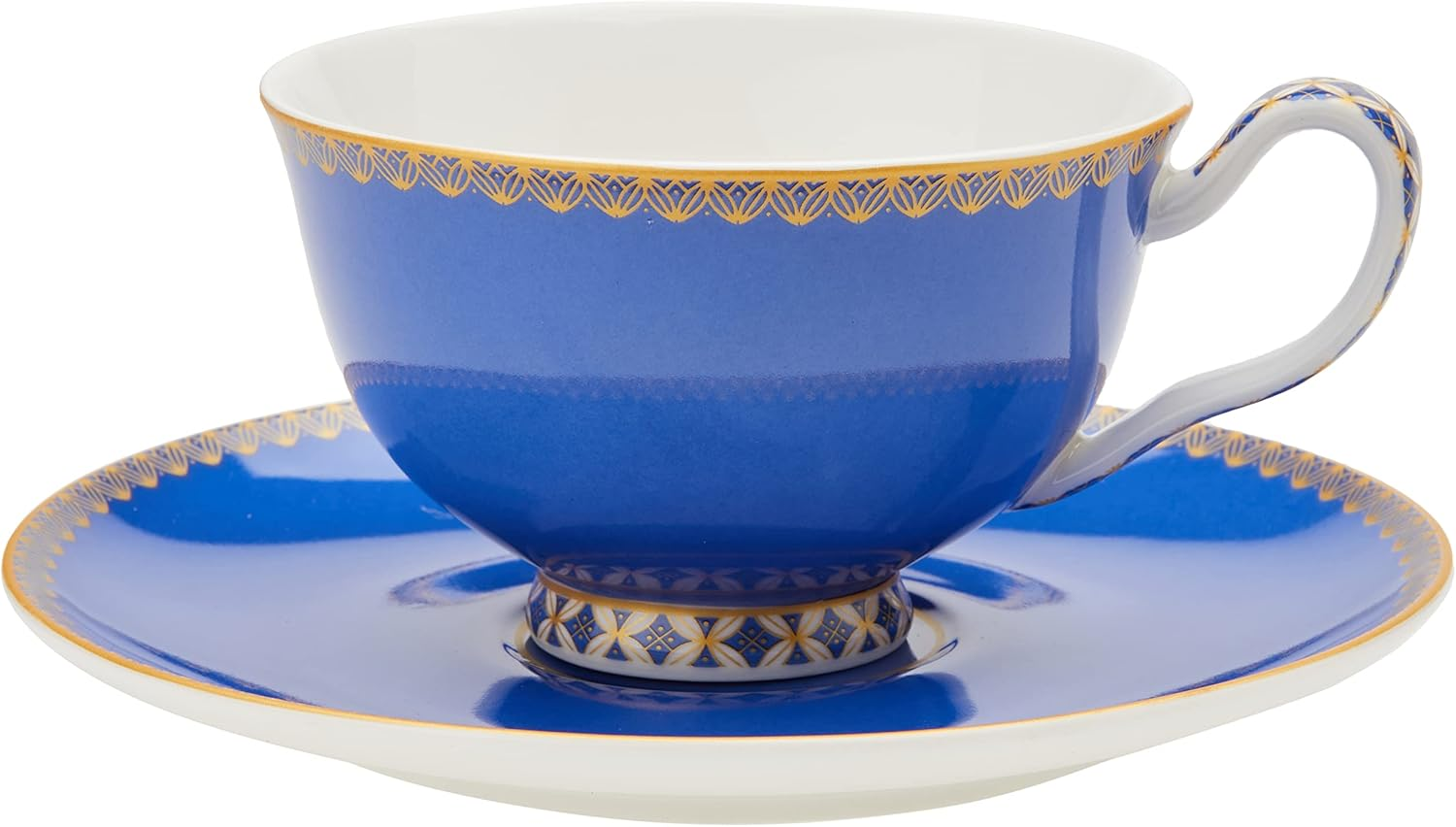 Maxwell & Williams Teas & C'S Silk Road Footed Cup & Saucer 200ML White Gift Boxed