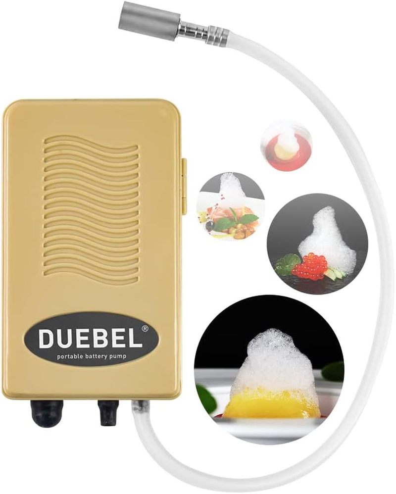DUEBEL Molecular Gastronomy Foam Generator, Portable Foam Generating Kit (Powered by Dry Battery), Creative Chef Cooking Tool image number 5