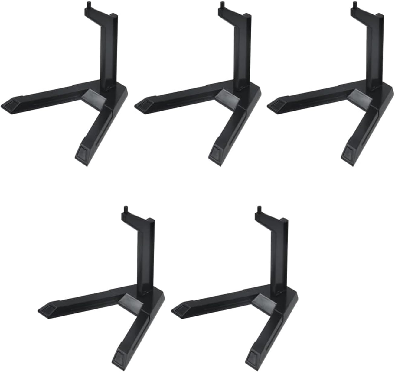 MY MIRONEY Black Action Figure Display 5Pcs Flexible Action Base Holder for 1/144 SD BB Gundam Figure Models