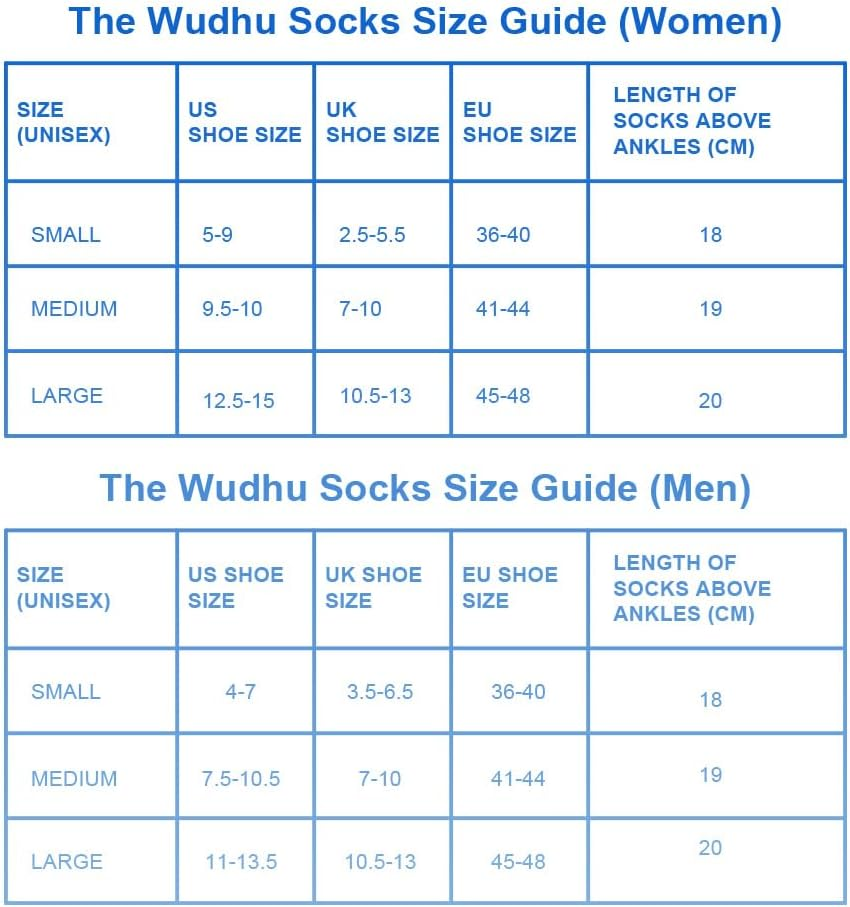 The Wudhu Socks - Non-Leather, 100% Waterproof, Breathable, and Anti-Odor Socks for Ablution & Outdoor Activities [Jet Black][Unisex] image number 2