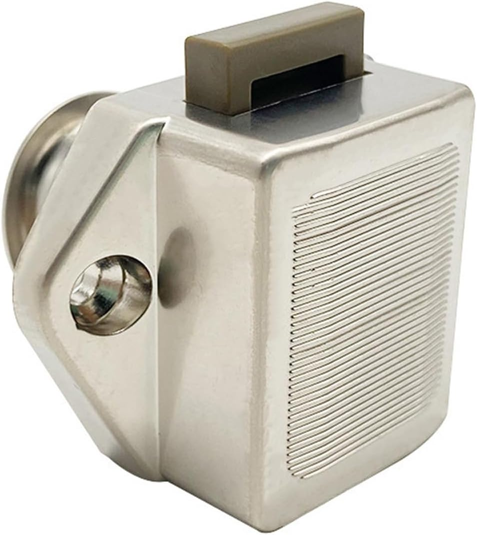 6 Pack Motorhome Push Locks,Cabinet Door Lock Catch with Push Button, Keyless Motorhome Lock Latch for Rvs, Motorhome, Yachts, Boats, Cut Out 20Mm RV Camping Cabin Push Lock (Pearl Nickel) - Pearl Nickel image number 4