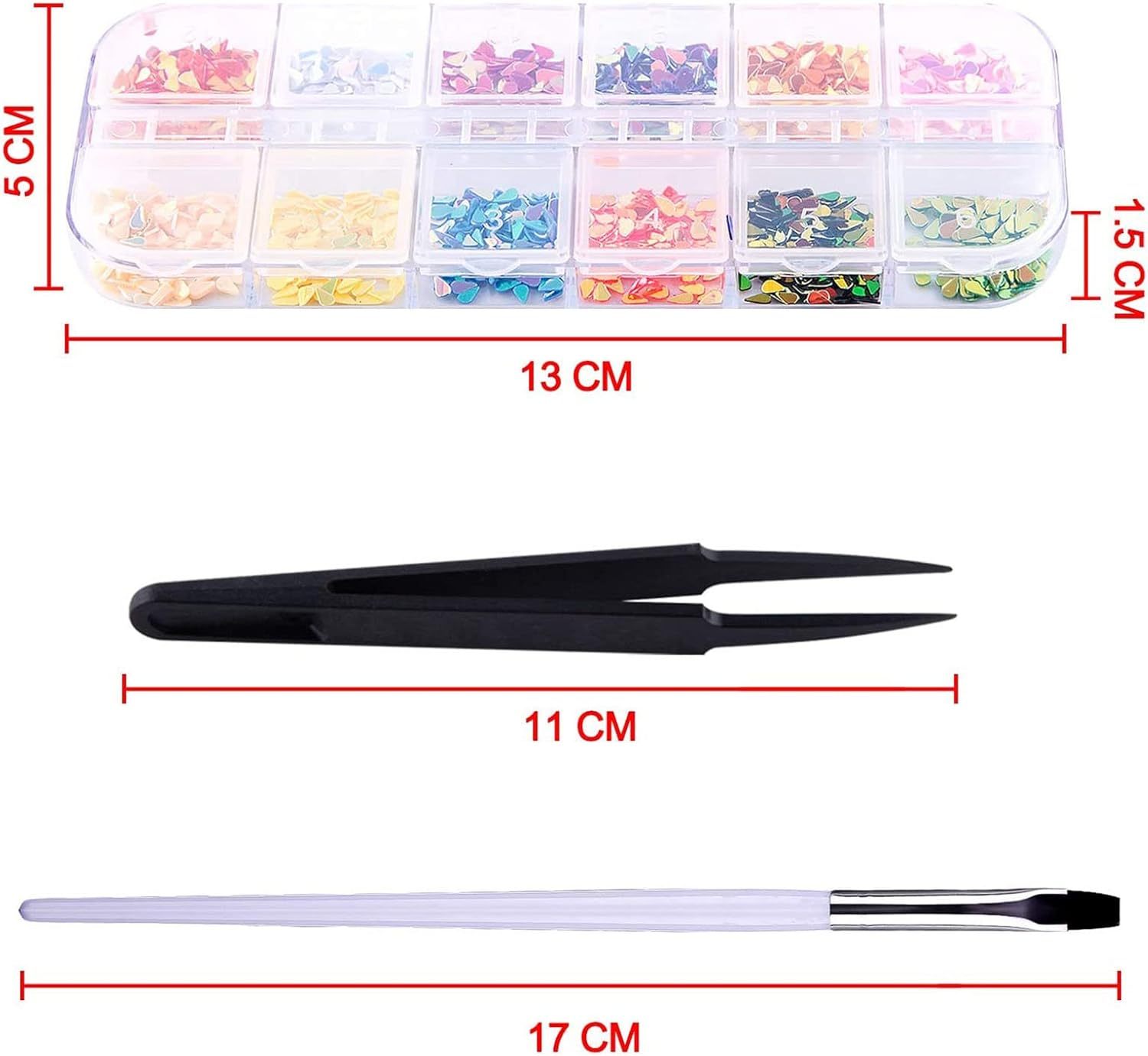 O Brilho Das Unhas Coloca as J&oacute;ias Do Chapas Planas Drinstons Decors Com Coleta E Arte De L&aacute;pis De Unha image number 5