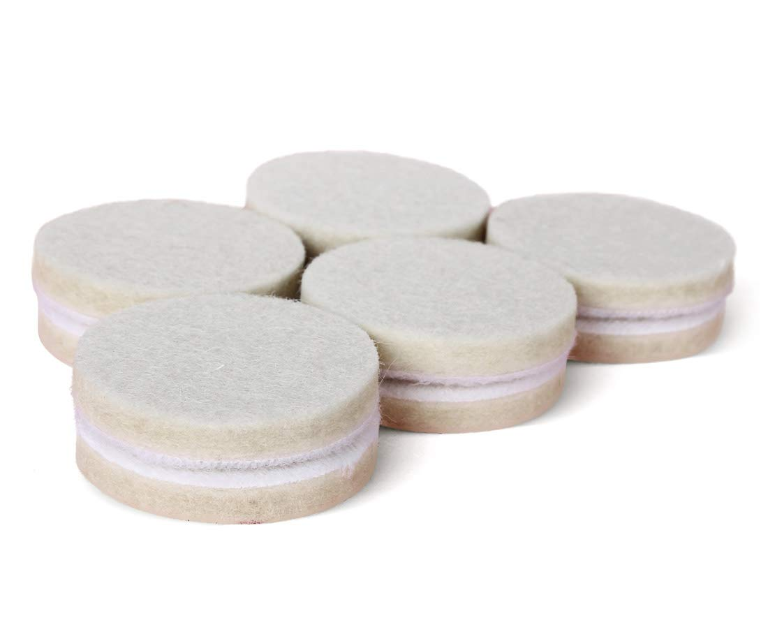 Z-LION 2 Inch Wool Felt Polishing Pads Buffing Wheel for Car Glass Plastic Metal Stone-10Pcs/Set image number 5