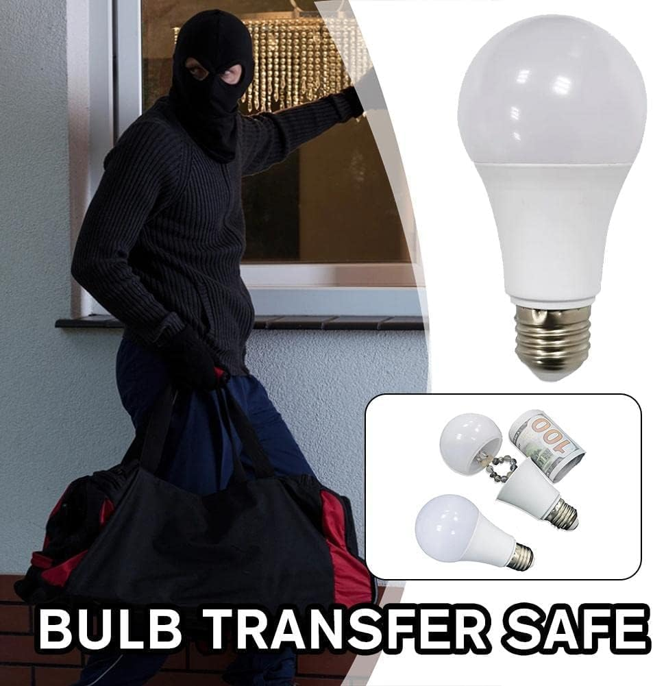 Safe Box Secret Light Bulb Decoy, Realistic Light Bulb Hiding, Safe-Hidden Compartment, Diversion, Hidden Safes in Plain Sight image number 3