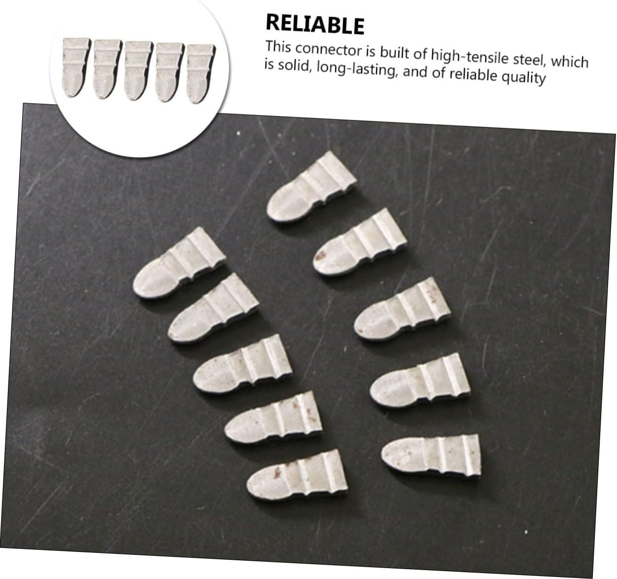 Toddmomy 15Pcs Hammer Handle Wedges Portable Handle Fixers for Compact Hammer Adapter Steel Wedges Connector for Home Supply and Gardening Tools image number 5