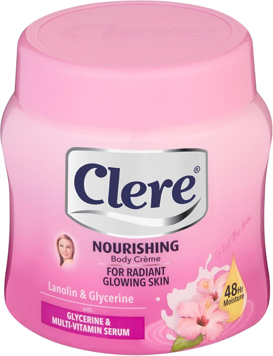 Clere Body Creme Lanolin & Glycerine 500Ml image number 1