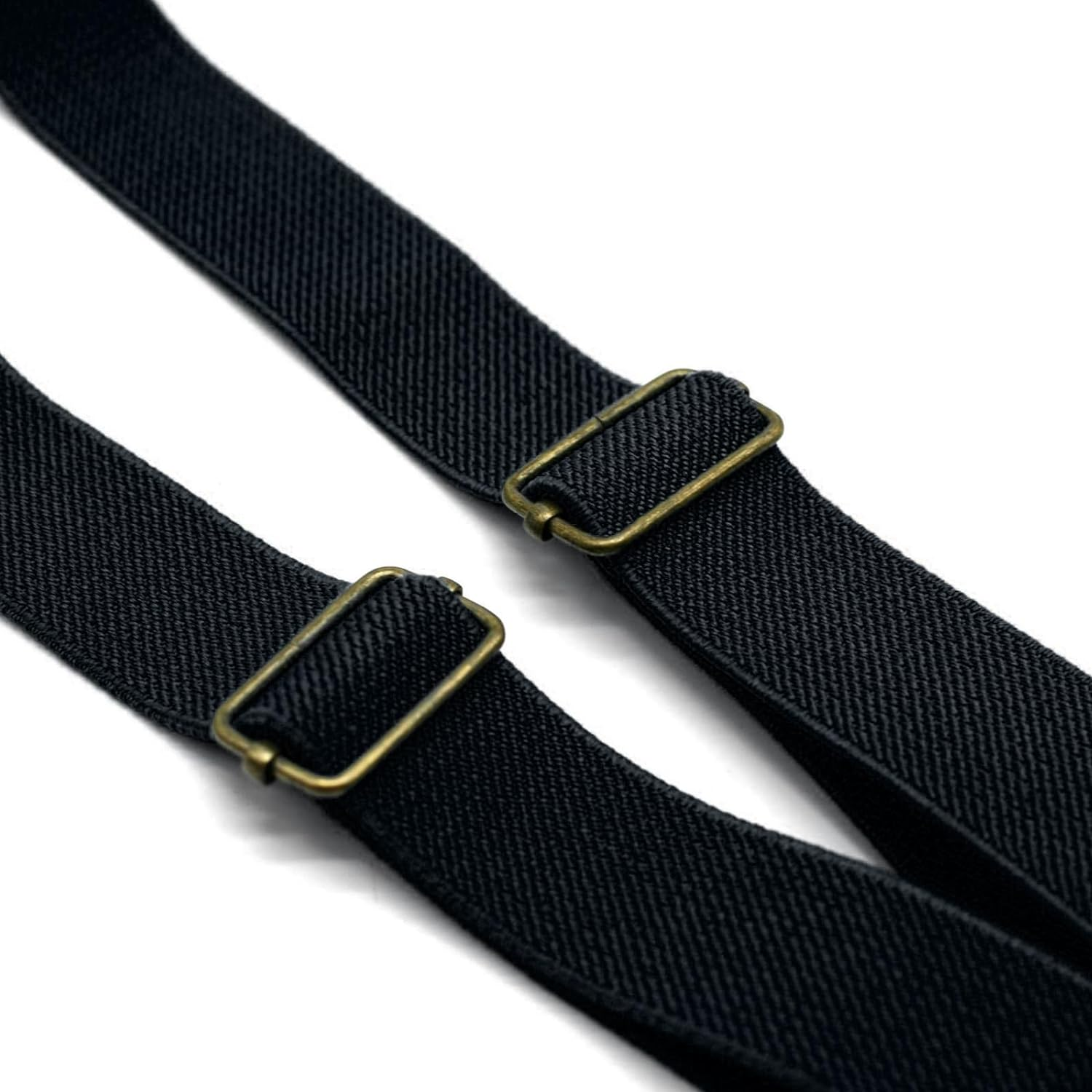 CENZICOM Boys Girls Kids Suspenders Bow Tie,4 Clips Adjustable Elastic with Strong Metal Clips - Beige image number 2