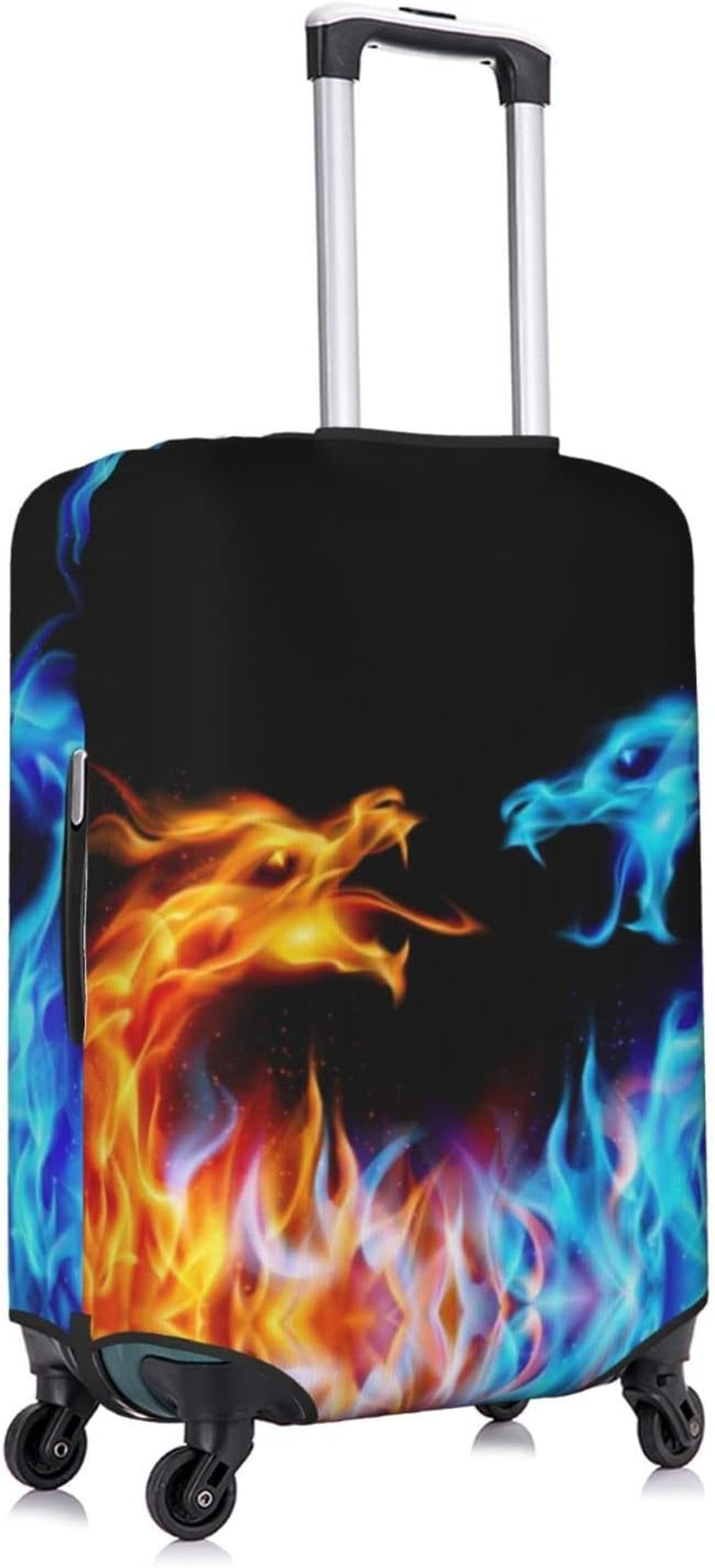 Ice and Fire Dragons Luggage Cover Anti-Scratch Suitcase Protector Fits 18-32 Inch Luggage image number 2