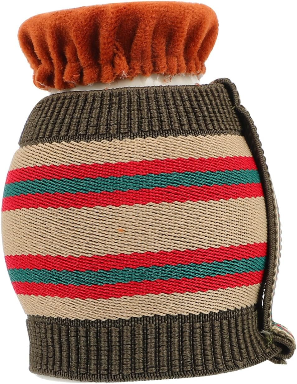 Ceramic Moxibustion Cup Household Dual Heat Insulation Moxa Burner Pot with Ash Mesh Ergonomic Handheld Therapy Tool for Full Body Scraping and Moxibustion Care