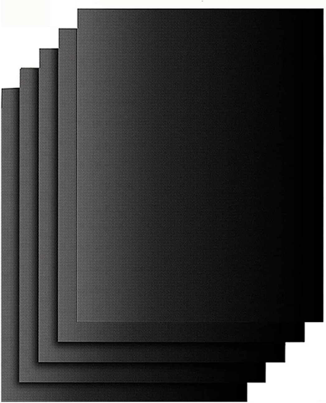 Heavy Duty BBQ Grill Mats, Non-Stick Reusable Oven Liners, 5 Pack &ndash; PTFE Coated Glass Fiber Baking Mats for Gas BBQ, Electric Grill & Microwave (400Mm X 330Mm) image number 3