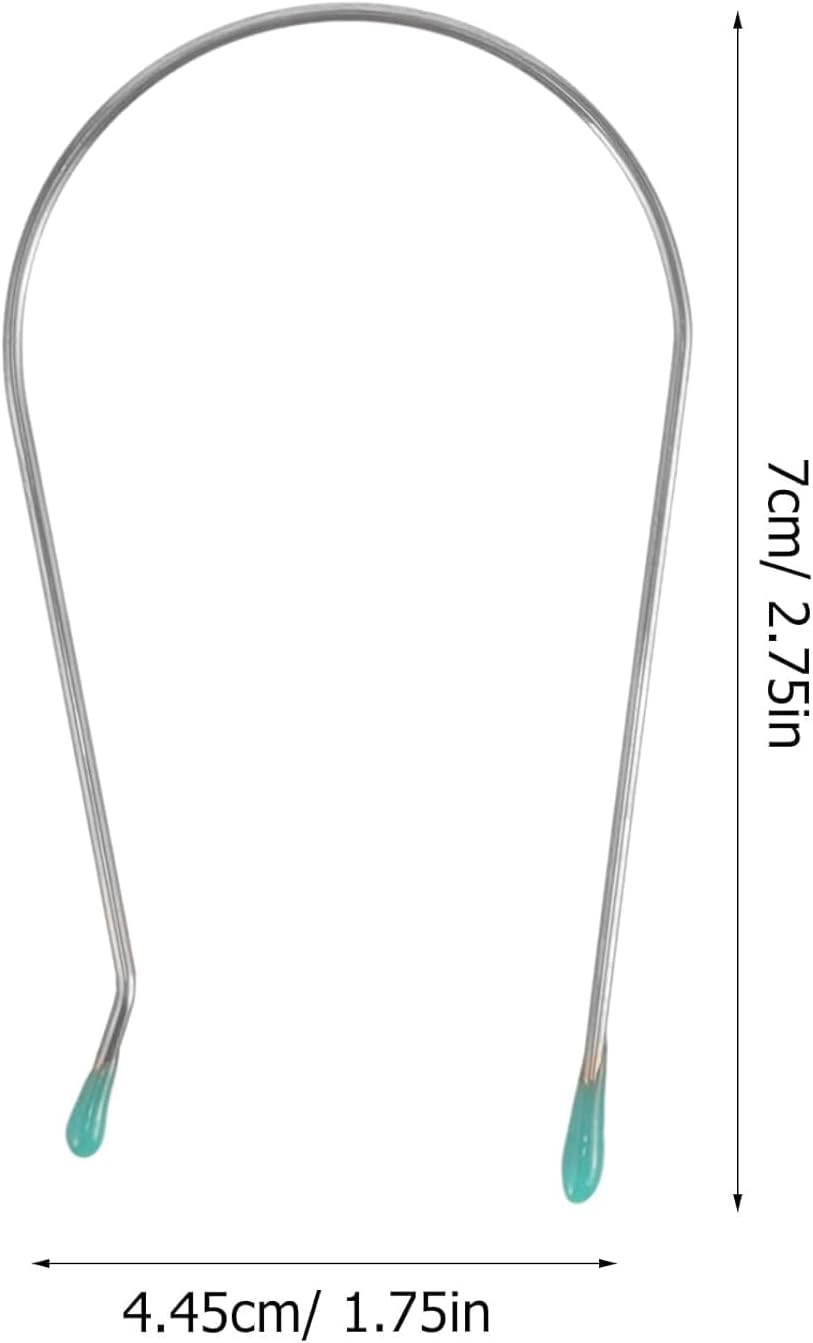 8 Pcs Silver Hot Curler Clips Replacement Kit, Hot Roller Clips Rollers Securing Pins Fits 2 Inch Hot Rollers,Hot Roller Clips Replacement Styling Tools and Appliances image number 5