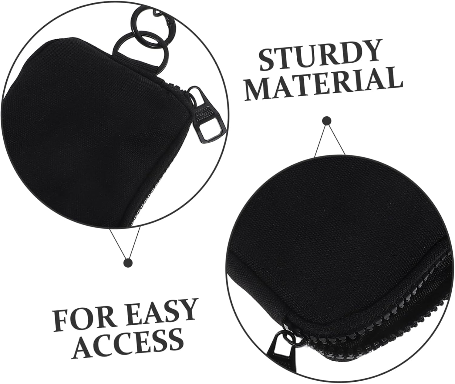 TIDTALEO for Travel Hanging Coin Purse Travel Coin Purse for Daily Use and Sports